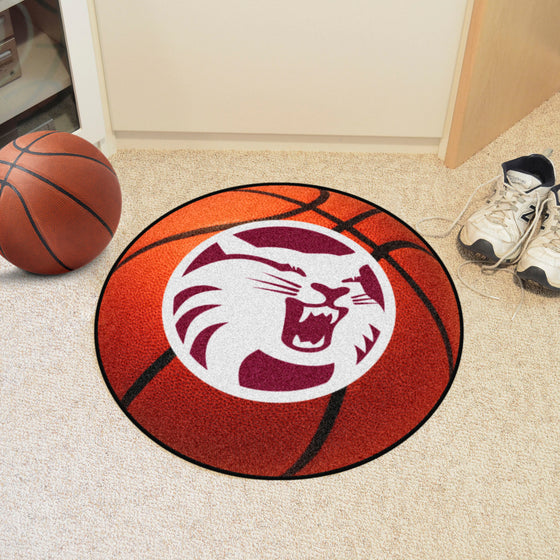 Cal State - Chico Wildcats Basketball Rug - 27in. Diameter