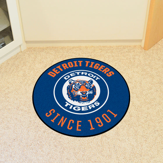 Detroit Tigers Roundel Rug - 27in. Diameter