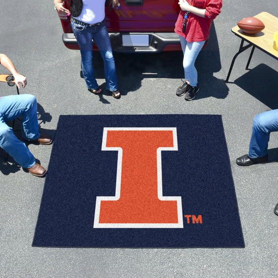 Illinois Illini Tailgater Rug - 5ft. x 6ft.