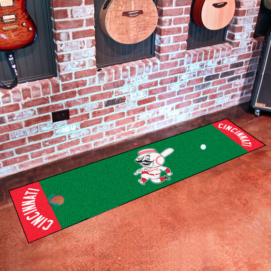 Cincinnati Reds Putting Green Mat - 1.5ft. x 6ft.