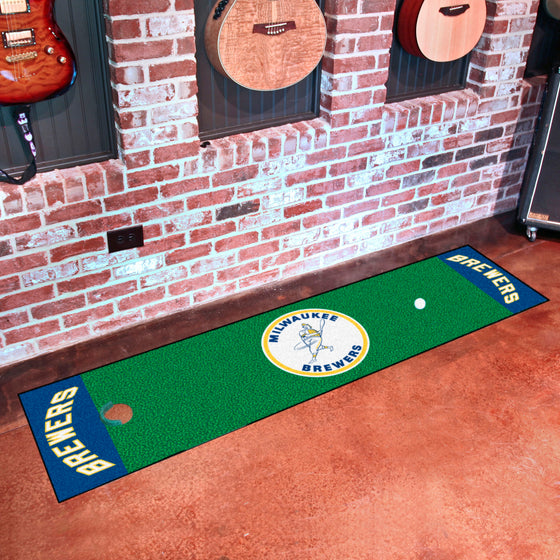 Milwaukee Brewers Putting Green Mat - 1.5ft. x 6ft.