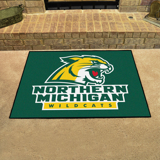 Northern Michigan Wildcats All-Star Rug - 34 in. x 42.5 in.