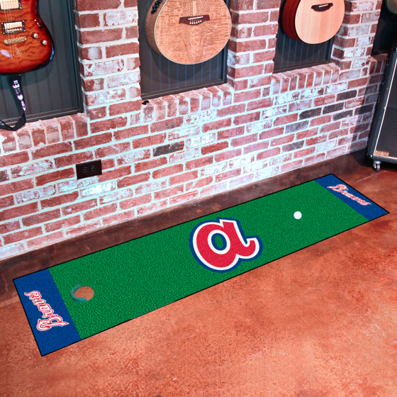 Atlanta Braves Putting Green Mat - 1.5ft. x 6ft.