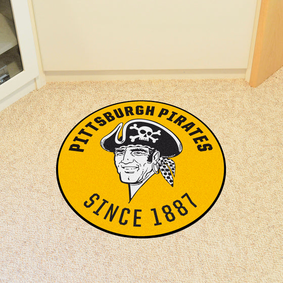 Pittsburgh Pirates Roundel Rug - 27in. Diameter