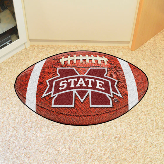 Mississippi State Bulldogs Football Rug - 20.5in. x 32.5in.