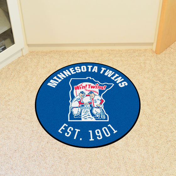 Minnesota Twins Roundel Rug - 27in. Diameter