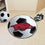 Arkansas Razorbacks Soccer Ball Rug - 27in. Diameter