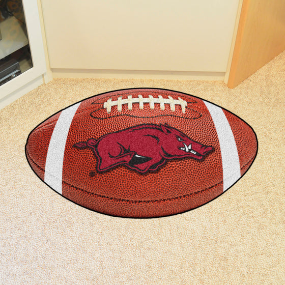 Arkansas Razorbacks Football Rug - 20.5in. x 32.5in.