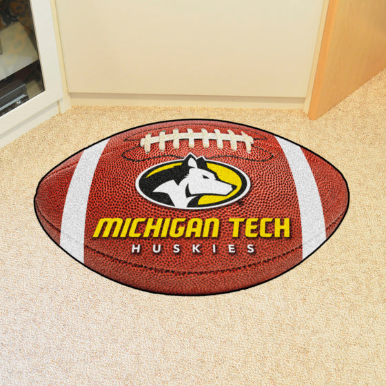 Michigan Tech Huskies Football Rug - 20.5in. x 32.5in.