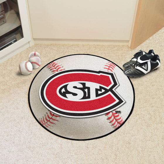 St. Cloud State Huskies Baseball Rug - 27in. Diameter