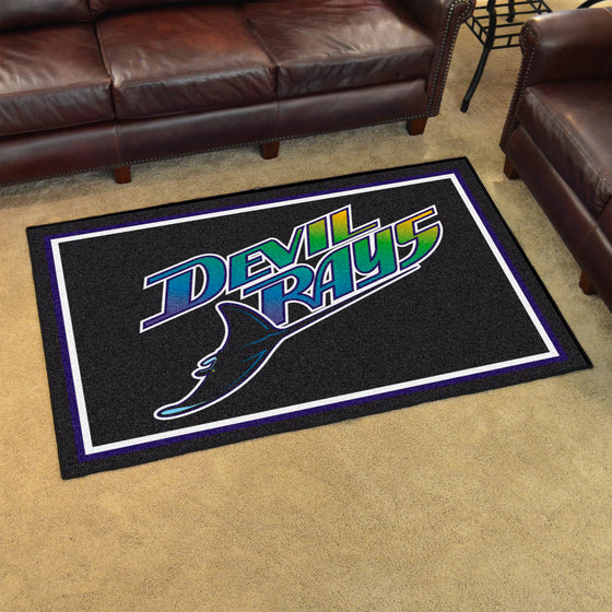 Tampa Bay Devil Rays 4ft. x 6ft. Plush Area Rug