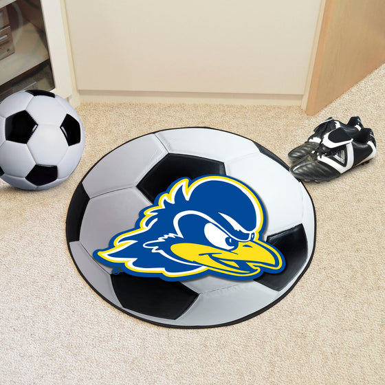 Delaware Blue Hens Soccer Ball Rug - 27in. Diameter