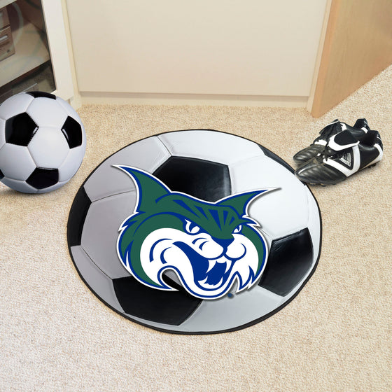 Georgia College Bobcats Soccer Ball Rug - 27in. Diameter