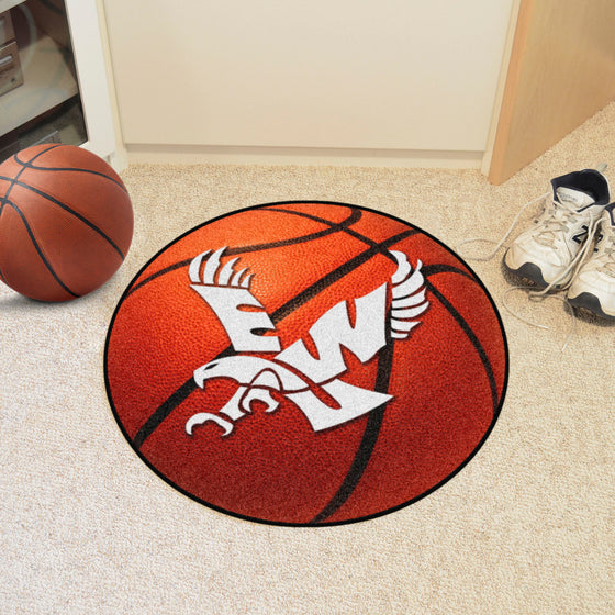 Eastern Washington Eagles Basketball Rug - 27in. Diameter