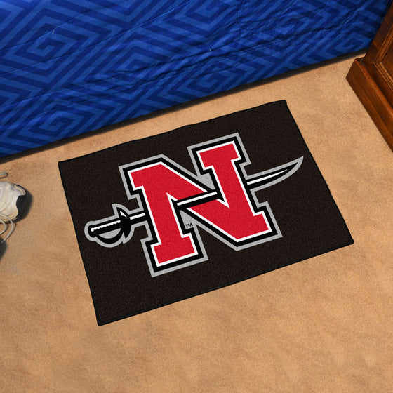 Nicholls State Colonels Starter Mat Accent Rug - 19in. x 30in.