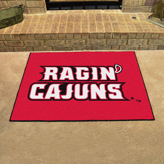 Louisiana-Lafayette Ragin' Cajuns All-Star Rug - 34 in. x 42.5 in.