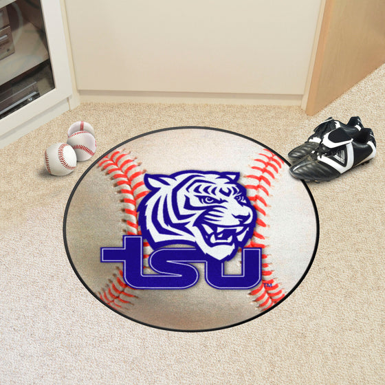 Tennessee State Tigers Baseball Rug - 27in. Diameter