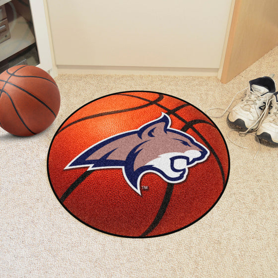 Montana State Grizzlies Basketball Rug - 27in. Diameter