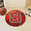 NC State Wolfpack Basketball Rug - 27in. Diameter, NSC Logo