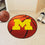 Michigan Wolverines Basketball Rug - 27in. Diameter