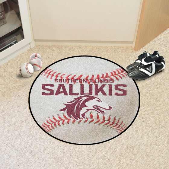 Southern Illinois Salukis Baseball Rug - 27in. Diameter