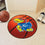 Kansas Jayhawks Basketball Rug - 27in. Diameter