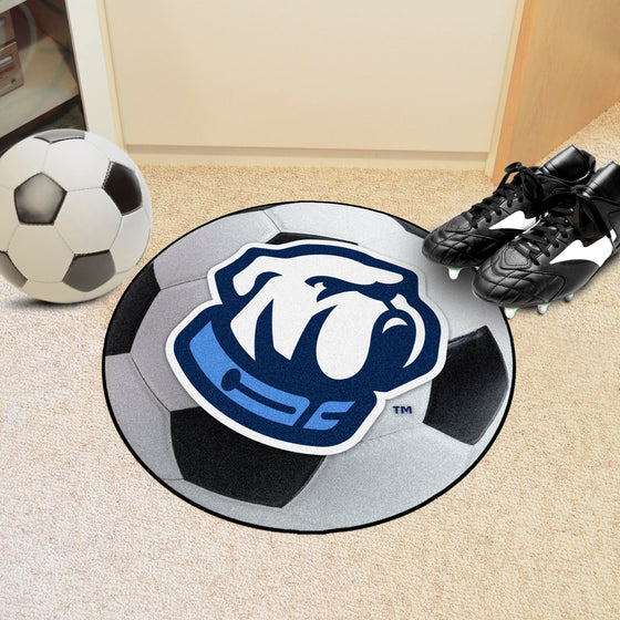 The Citadel Bulldogs Soccer Ball Rug - 27in. Diameter