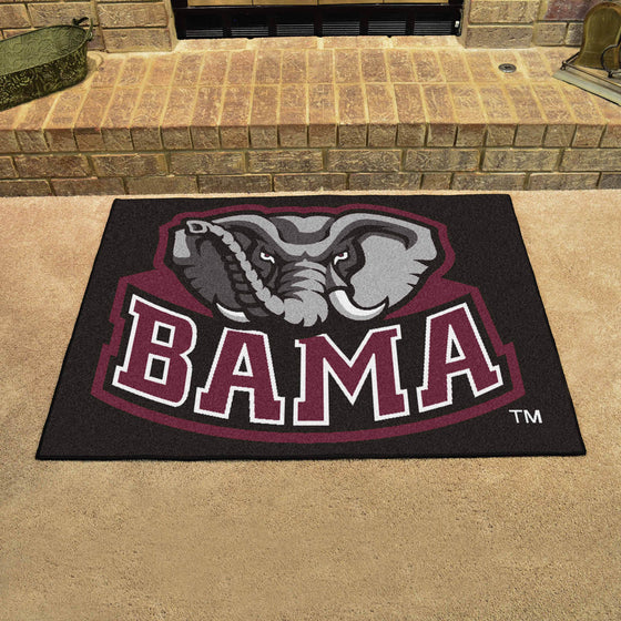 Alabama Crimson Tide All-Star Rug - 34 in. x 42.5 in., BAMA Logo