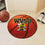 West Virginia State Yellow Jackets Basketball Rug - 27in. Diameter