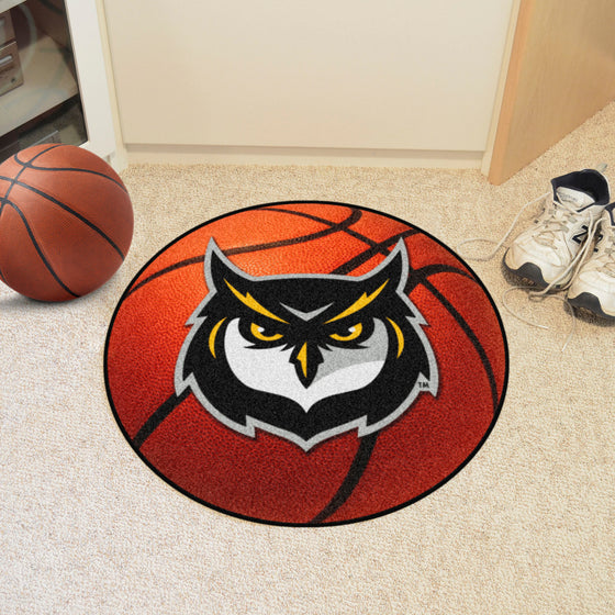 Kennesaw State Owls Basketball Rug - 27in. Diameter