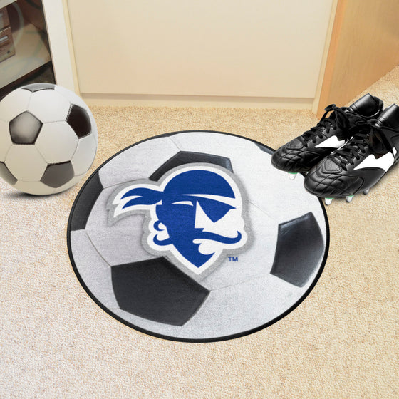 Seton Hall Pirates Soccer Ball Rug - 27in. Diameter