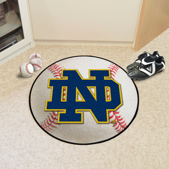 Notre Dame Fighting Irish Baseball Rug - 27in. Diameter