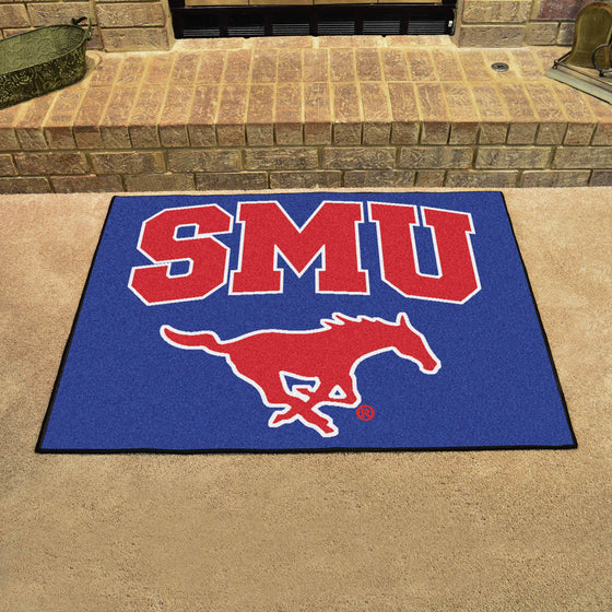 SMU Mustangs All-Star Rug - 34 in. x 42.5 in.