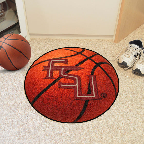 Florida State Seminoles Basketball Rug - 27in. Diameter