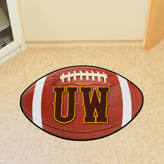 Wyoming Cowboys Football Rug - 20.5in. x 32.5in.