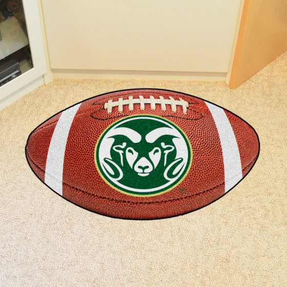 Colorado State Rams Football Rug - 20.5in. x 32.5in.