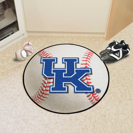 Kentucky Wildcats Baseball Rug - 27in. Diameter, UK Logo