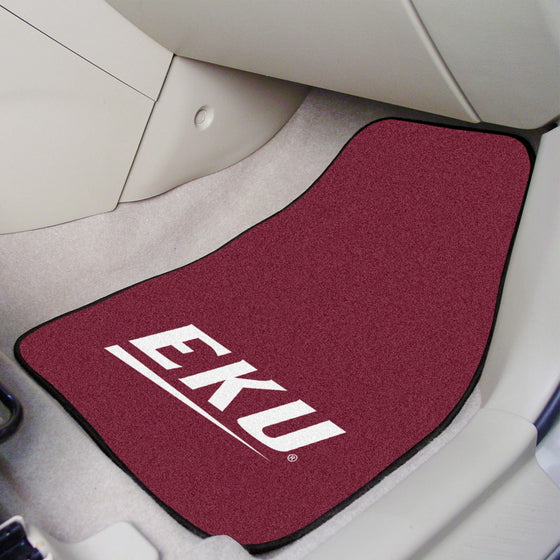 Eastern Kentucky Colonels Front Carpet Car Mat Set - 2 Pieces