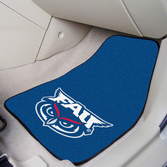 FAU Owls Front Carpet Car Mat Set - 2 Pieces