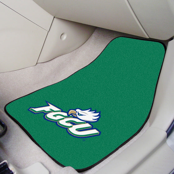 Florida Gulf Coast Eagles Front Carpet Car Mat Set - 2 Pieces