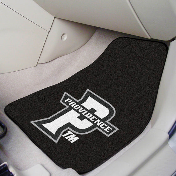 Providence College Friars Front Carpet Car Mat Set - 2 Pieces