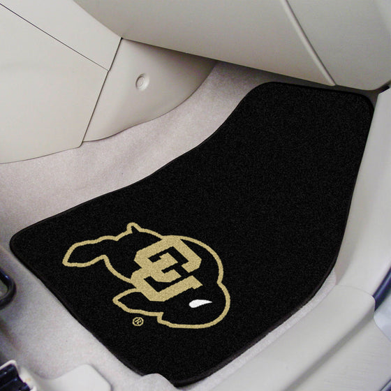 Colorado Buffaloes Front Carpet Car Mat Set - 2 Pieces