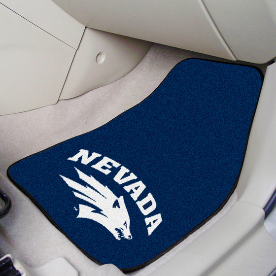 Nevada Wolfpack Front Carpet Car Mat Set - 2 Pieces