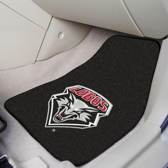 New Mexico Lobos Front Carpet Car Mat Set - 2 Pieces