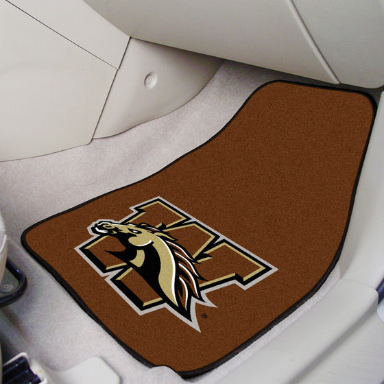 Western Michigan Broncos Front Carpet Car Mat Set - 2 Pieces