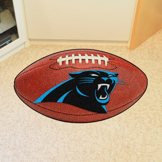 Carolina Panthers  Football Rug - 20.5in. x 32.5in.