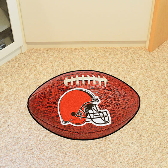 Cleveland Browns  Football Rug - 20.5in. x 32.5in.