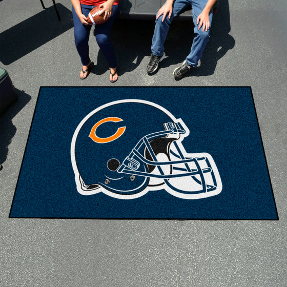 Chicago Bears Ulti-Mat Rug - 5ft. x 8ft., Helmet Logo