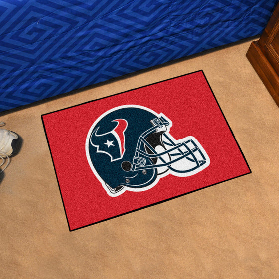 Houston Texans Starter Mat Accent Rug - 19in. x 30in., Helmet Logo