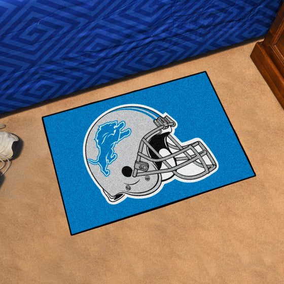 Detroit Lions Starter Mat Accent Rug - 19in. x 30in., Helmet Logo